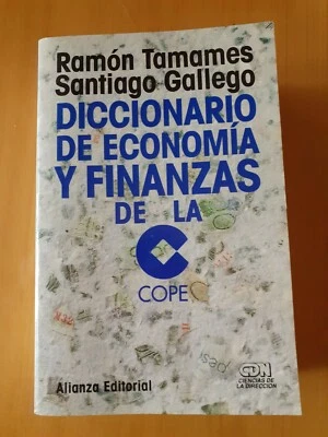 Diccionario de economía y finanzas. Ramón Tamames y Santiago Gallego - Imagen 1 de 2