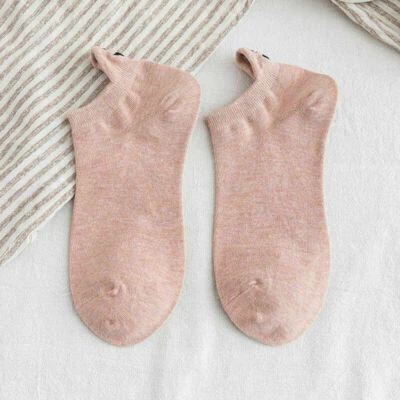 Meias curtas dos desenhos animados primavera e verão moda sorriso bonito confortável meias engraçadas - Imagem 1 de 4