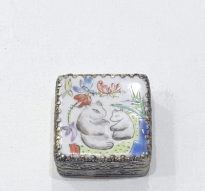 Espejo interior caja panda cuadrada porcelana china Foto 1 de 3