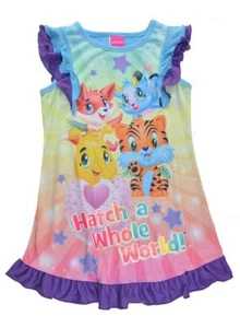 Hatchimals Girls S/S Pajama Nighgown Size 2T 3T 4T 4/5 6/6X 7/8 10/12 - Picture 1 of 1