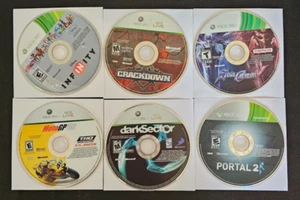 Xbox 360 Game Lot 6 Games - Disney Infinity, Crackdown, Soul Calibur V, Dark Sec - Picture 1 of 11
