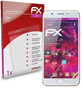 atFoliX Glass Protective Film for Oppo F1s Glass Protector 9H Hybrid-Glass - Picture 1 of 8
