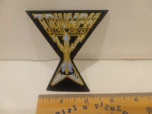 Vintage Original 1980er Triumph Allied Forces Patch - unbenutzt - Bild 1 von 3
