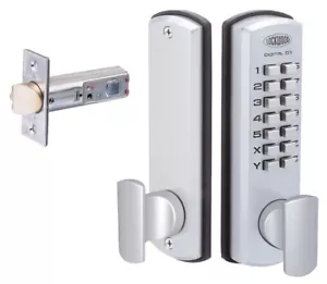 Lockwood Digital Door Lock Keyless Entrance Set lock Satin Chrome 530DXSC - Picture 1 of 2