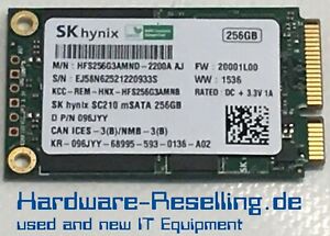 HYNIX 256GB HFS256G3AMND-2200A AJ DELL 096JYY 1,8 ZOLL MSATA SSD