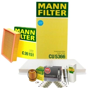Mann Filters & 8 NGK Spark Plugs Kit for BMW X5 4.4i E53 2004-2006 - Picture 1 of 1