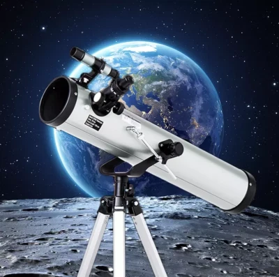 Zoomion Stardust 76/700 AZ Spiegelteleskop Reflektor Teleskop für Einsteiger - Bild 1 von 4