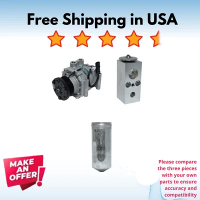 Kit Compresor A/C Fit Dodge Ram 1500 Van 2003, Ram 2500 Van 03, Ram 3500 Van 03 Foto 1 de 4