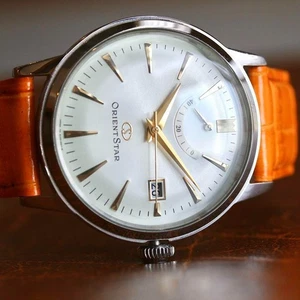 Orient Star Automatic Power Reserve EL05-D0-B White Dia Working Men's Watch Used - Picture 1 of 12