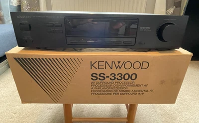 KENWOOD SS-3300 AV SURROUND PROCESSOR, Black with remote - Image 1 of 4