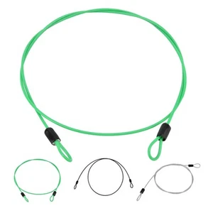 Cycling Sports Internal Steel Wire And External Plastic Security Loop Cable B FY - Afbeelding 1 van 16