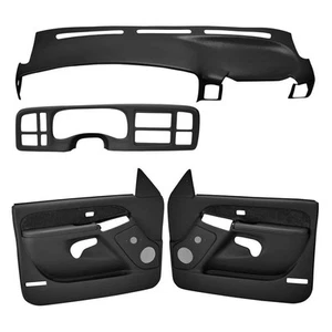 For Chevy Silverado 1500 99-02 Interior Combo Kit Black Interior Combo Kit w - Picture 1 of 8