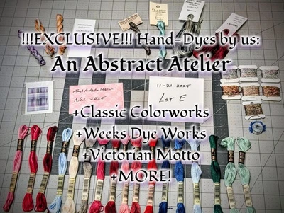 Curated Thread Lot - AS-IS !EXCLUSIVE! IN-HOUSE DYES, Kreinik, MORE!- 112125LOTE - Image 1 of 4