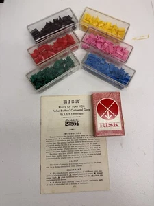 Vintage 1975 RISIKO Brettspiel Ersatzteile Stücke Armeen Karten Anleitung - Bild 1 von 3