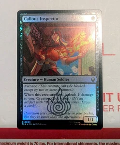 Casi nuevo Foil Callous Inspector, Magic The Gathering, Avatar: The Last Airbender, Magic, 89 - Imagen 1 de 1