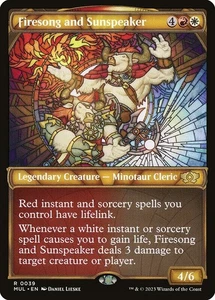 Vitrina de Canto de Fuego y Altavoz Solar Regular - Multiverse Legends MTG-NM - Imagen 1 de 1
