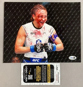 MICHELLE WATERSON AUTOGRAPH 8x10 FIGHT ACTION PHOTO UFC/MMA JSA CH47068 - Picture 1 of 1