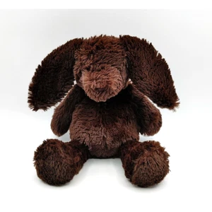 Manhattan Toy Chocolate Brown Bunny Rabbit Plush Fritz 12" Stuffed Animal - Foto 1 di 5