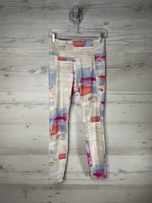 Pantalones Tek Gear DryTek Mujer Medianos Multicolor Estampado Abstracto Leggings Yoga Foto 1 de 4