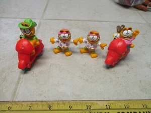 VTG Lot McDonalds Happy Meal Toys Garfield Odie Scooter Fast Food Premiums - Picture 1 of 4