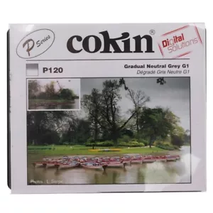 COKIN P120 GRADUAL NEUTRAL GREY G1 FILTER 84 X 100mm ND4 HARD UP TO 82mm w/ CASE - Picture 1 of 2