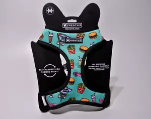 Frenchie Fries Harness Dog Reversible Medium 2 in 1 - NEW - Frenchie Pet Supply - Picture 1 of 4