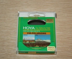 HOYA Circular Polarizer Cir-Polarizing Filter High Quality 58mm Pitch: 0.75 - Picture 1 of 6