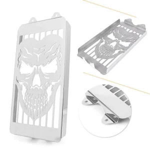 Cubierta protectora de rejilla de radiador calavera para Honda VTX 1300C/R/S/T 2002-2009 nueva - Imagen 1 de 7