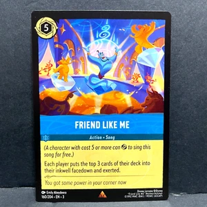 2024 DISNEY LORCANA INTO THE INKLANDS FRIEND LIKE ME 160/204 RARE - Picture 1 of 2