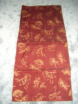 TOP  Tischldecke  * TCM *  bordeaux-gold   265 x 150 cm  Motiv Engel Rose Geige - Bild 1 von 4