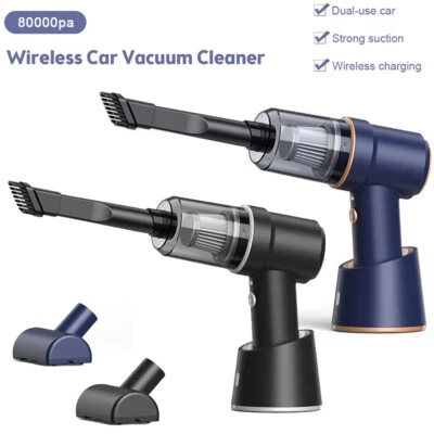120W 80000PA Handheld Cordless Vacuum Cleaner Portable Car Home Duster Powerful - Image 1 of 4