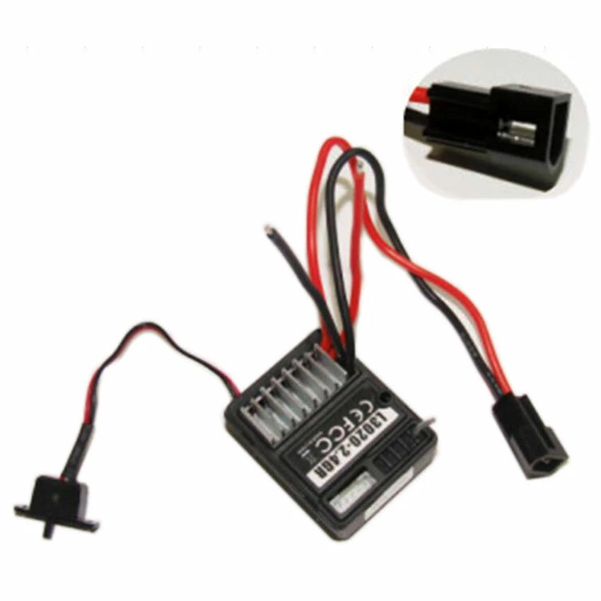 HBX 1/12 part 12522 ESC /Receiver Unit for 390 brush motor RC 12811 12812 12813 - Image 1 of 1