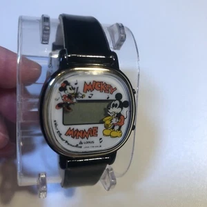 Vintage Lorus Disney Character Timepieces Mickey Mouse Melody Alarm Watch - Picture 1 of 2