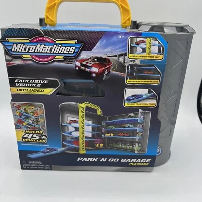 Micro Machines Park' N Go Garage Playcase w/ Exclusive Vehicle New - Image 1 of 4