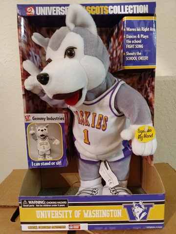 UNIVERSITY OF WASHINGTON ANIMATED SINGING HUSKY MASCOT COLLEGE SPORTS Collection Cover
