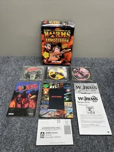 Worms Armageddon Big Box PC Spiel selten + Würmer 1 & 2 SET - Bild 1 von 10