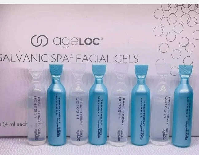 NU SKIN GALVANIC SPA FACIAL GELS WITH ageLOC 1x Box New Formula  - Image 1 of 4