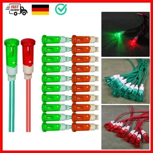 Gebildet 20Stück LED Kontrollleuchte 10mm Energiesparende LED-Kontrollleuchte... - Bild 1 von 9