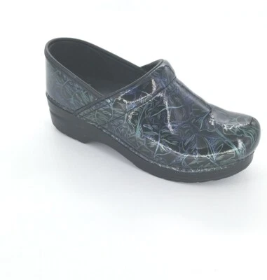 Zueco 7191 Dansko para mujer hoja tropical charol talla 38 EU 7,5-8 EE. UU. Foto 1 de 4