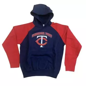Felpa con cappuccio ragazzo MLB Minnesota Twins Felpa con cappuccio gioventù navy media grande XL - Foto 1 di 1
