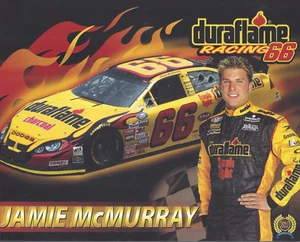 Postal Jamie McMurray 2005 ""Duraflame"" #66 serie de Nascar Busch - Imagen 1 de 1