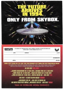 Star Trek The Future Arrives in 1994 Promo Trading Card Skybox NEW UNCIRCULATED - Picture 1 of 1