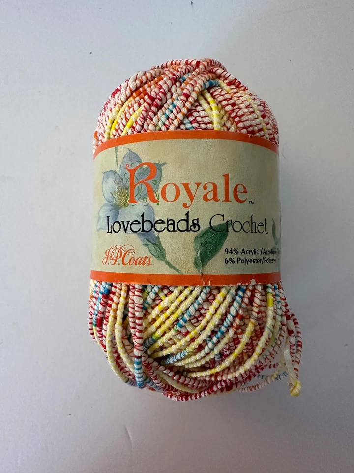 Coats & Clark Yarn Royale Lovebeads 丙烯酸聚乙烯66码50克 颜色:冲浪者 — 第 1/4 张图片