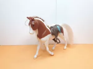 Vintage Lanard Reeves Breyer Pony 3.5" Horse With Saddle Brown Foal - 2003 VG C - Picture 1 of 13
