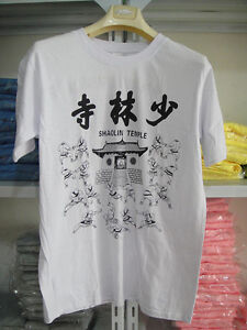  Kids&Adult Shaolin temple Monk KungFu martial art tai chi luohan Chuan T-shirt 