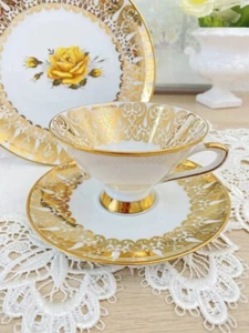 Vintage Porcelain Tea Set Teacup Saucer Plate Gebrüder Winterling AG, Germany - Picture 1 of 7
