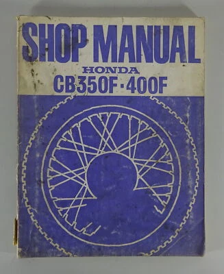 Taller Manual Honda CB 350 F-400F From 1974 - Imagen 1 de 3