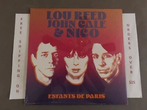 LOU REED JOHN CALE & NICO (OF VELVET UNDERGROUND) ENFANTS DE PARIS LIVE 1972 LP - Picture 1 of 2