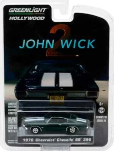 CHEVROLET CHEVELLE SS 396 COUPE 1970 - JOHN WICK 2 au 1/64 de Greenlight 44780F - Picture 1 of 1