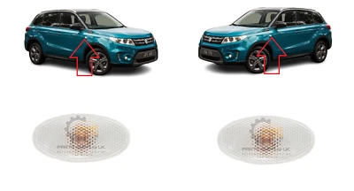 NEW FOR SUZUKI VITARA 2015- FRONT FENDER SIDE INDICATOR REPEATER PAIR SET - Image 1 of 2